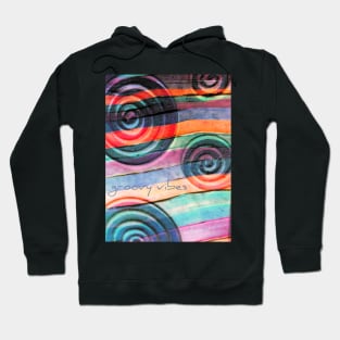 Groovy Vibes Spiral Hoodie